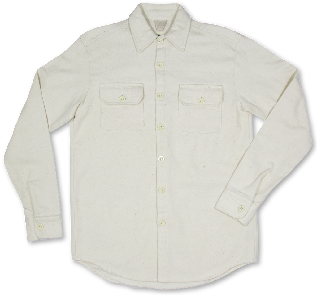 American Made fleece lined men's button up 