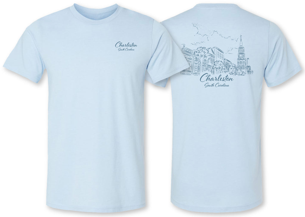 Unisex tee shirt of St. Phillip’s Church in Charleston, SC