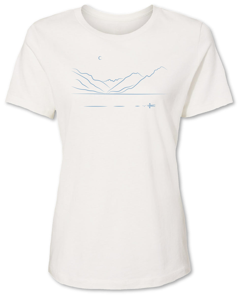 Vivix 659 Brand: Women's Relaxed Fit Graphic Lake tee shirt