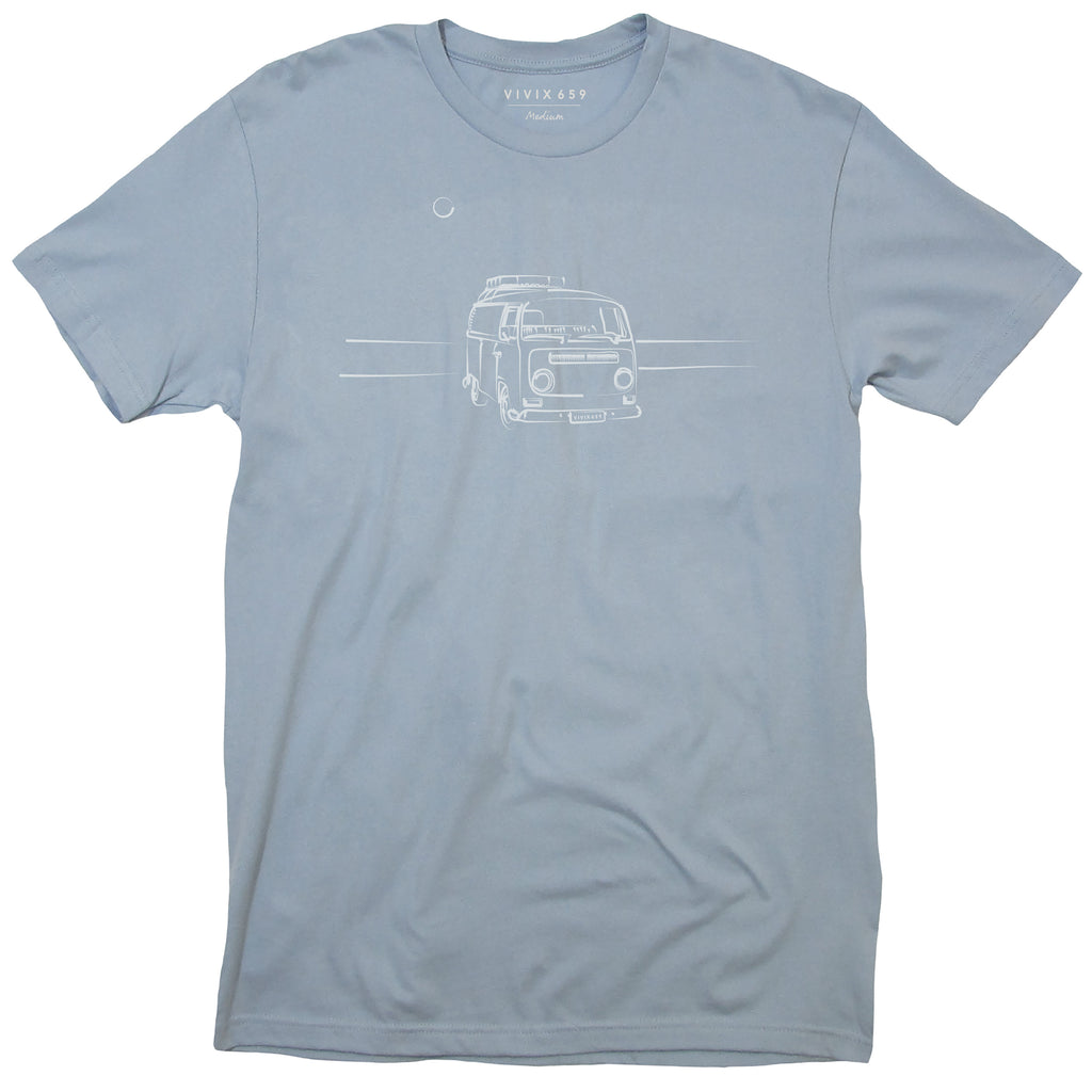VW Bus Inspired men’s graphic tee shirt