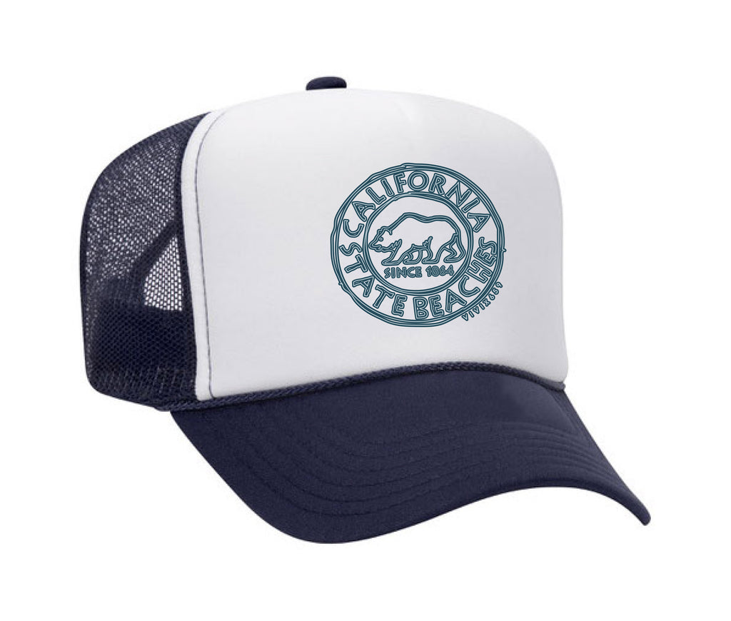 Premium foam mesh cap with California Bear for men and women