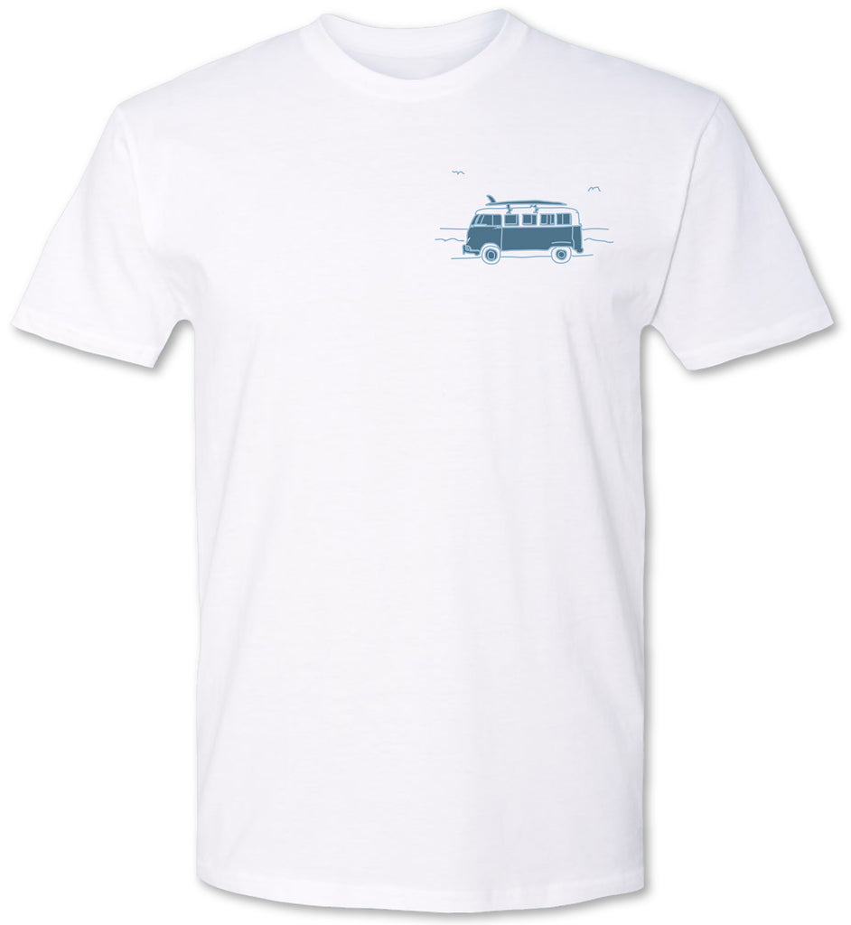 VW Bus on a premium men’s tee shirt