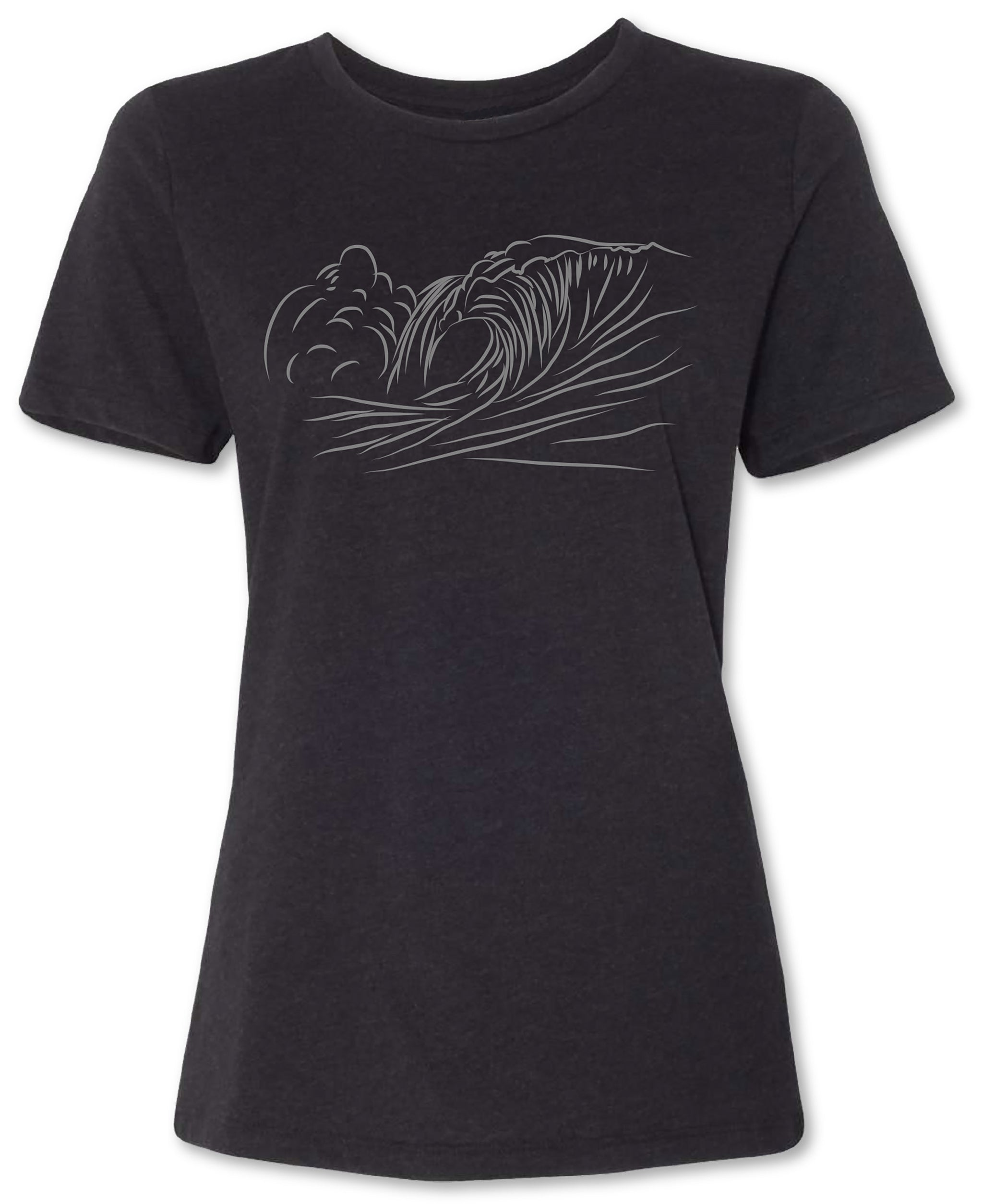 Vivix 659 Brand: Womens Relaxed Fit Graphic Wave tee shirt