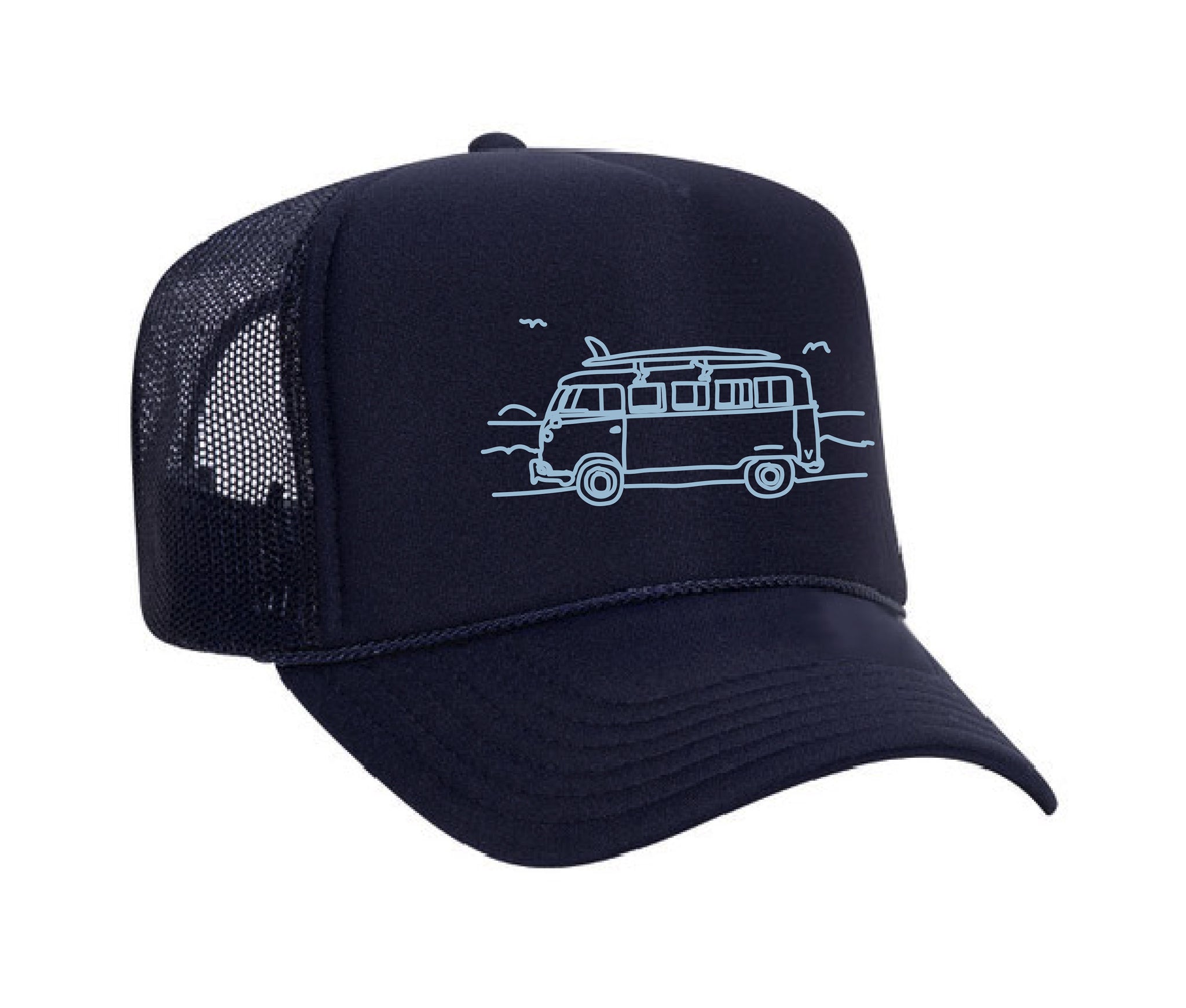 Vivix 659 Brand: Unisex Graphic Volkswagen Bus Mesh Hat