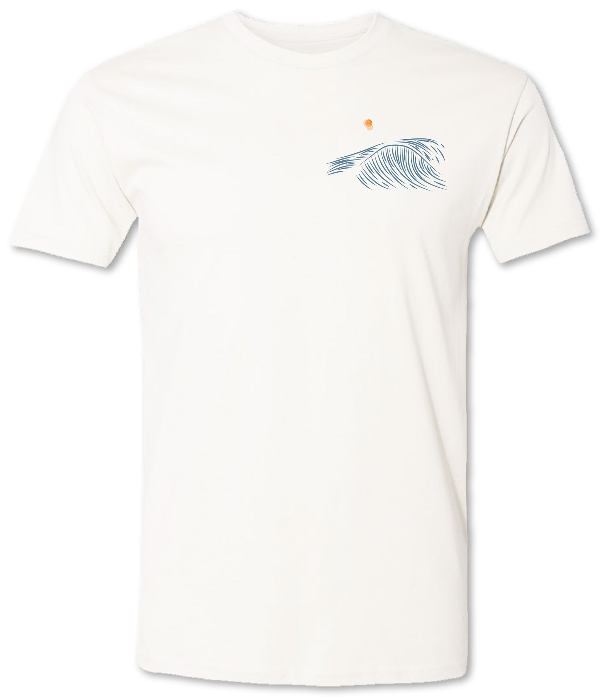 むぎお Vivix 659 Brand: Mens Graphic Wave tee shirt
