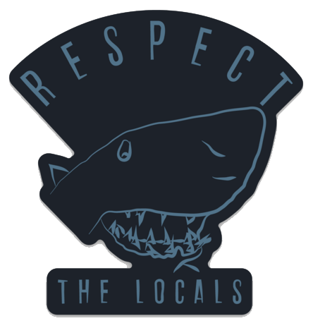 RESPECT STICKER Midnight Navy