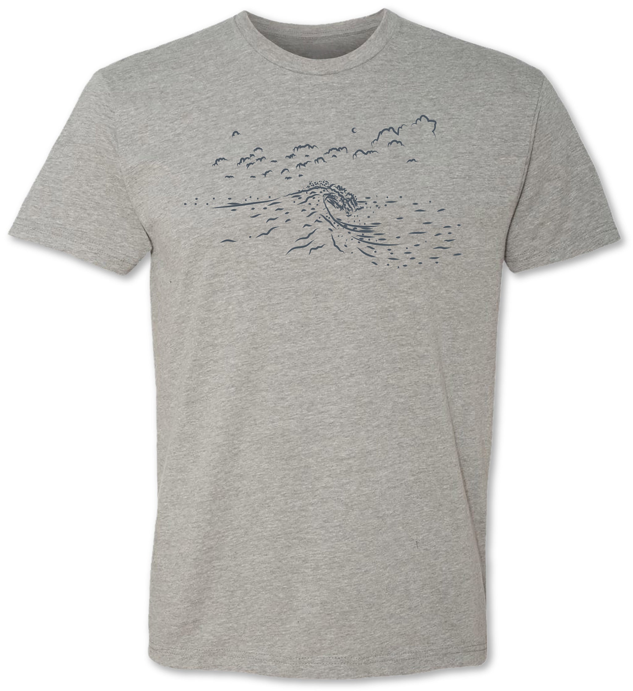 Vivix 659 - Men's wave tee shirt