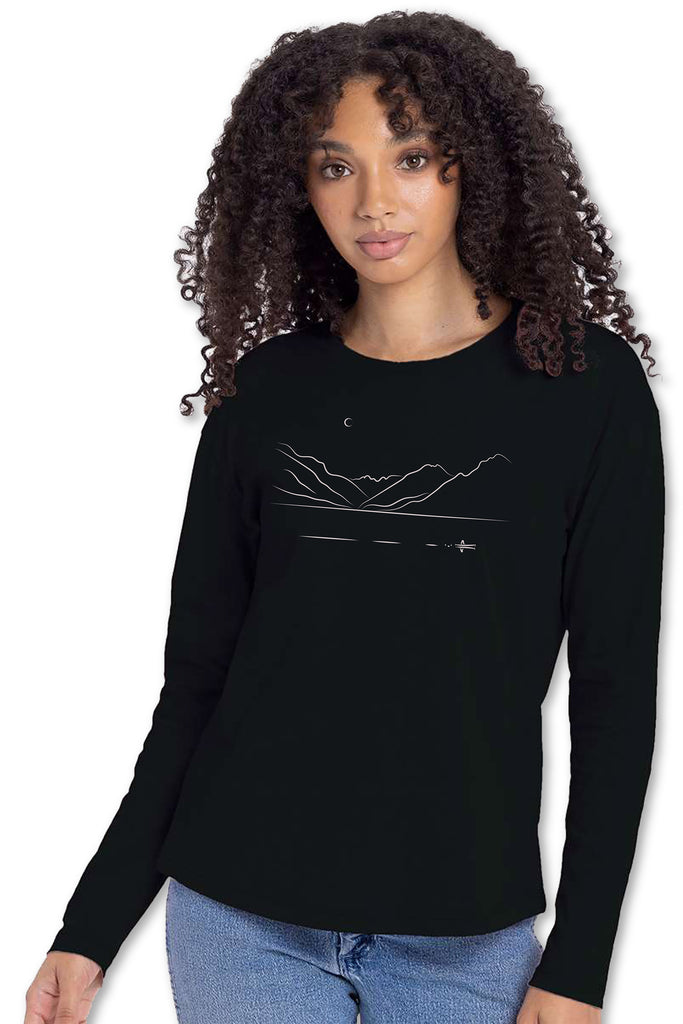 SHASTA WOMENS RELAXED FIT LS TEE