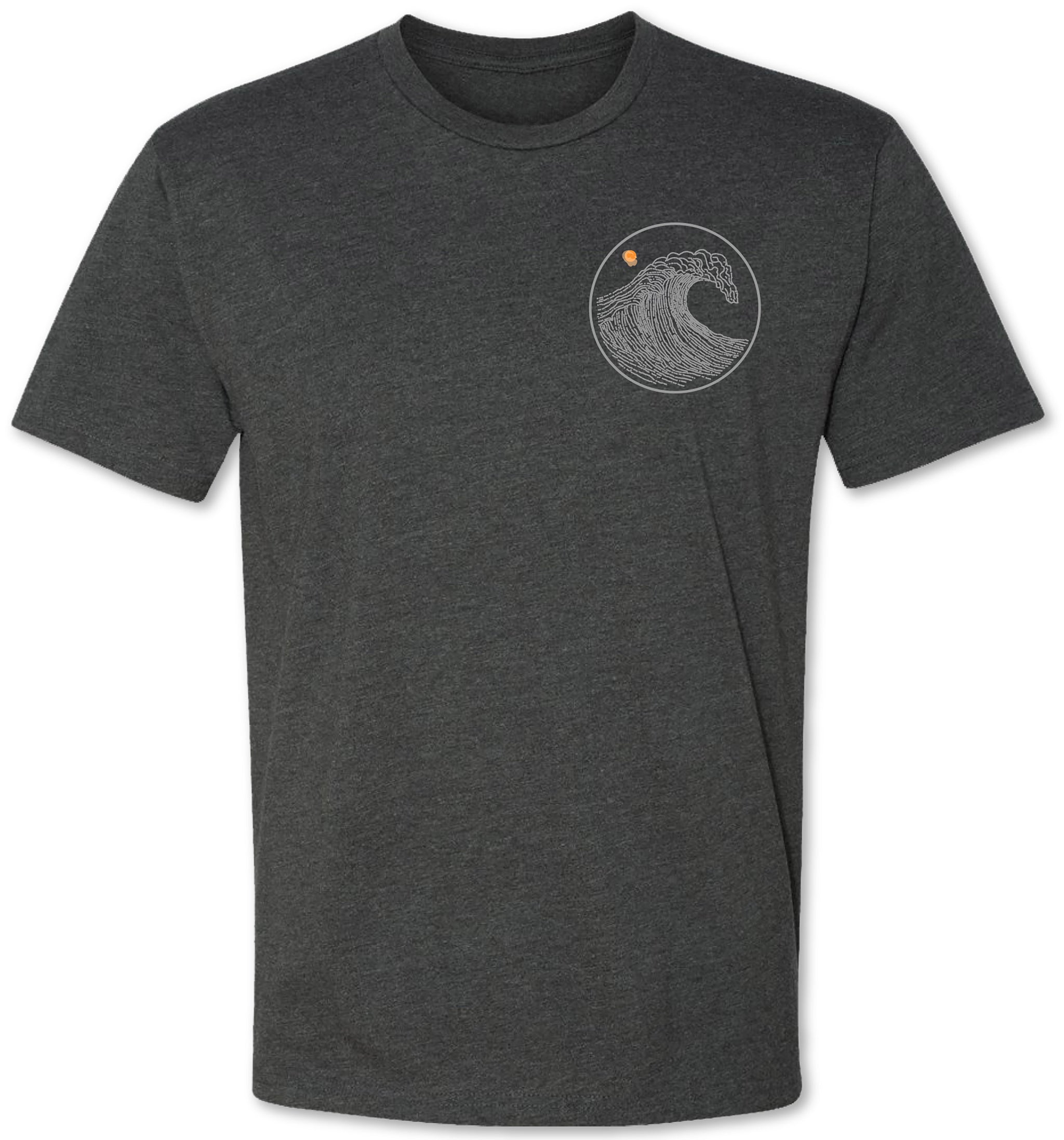 Vivix 659 Brand: Mens Graphic Wave on the chest tee shirt