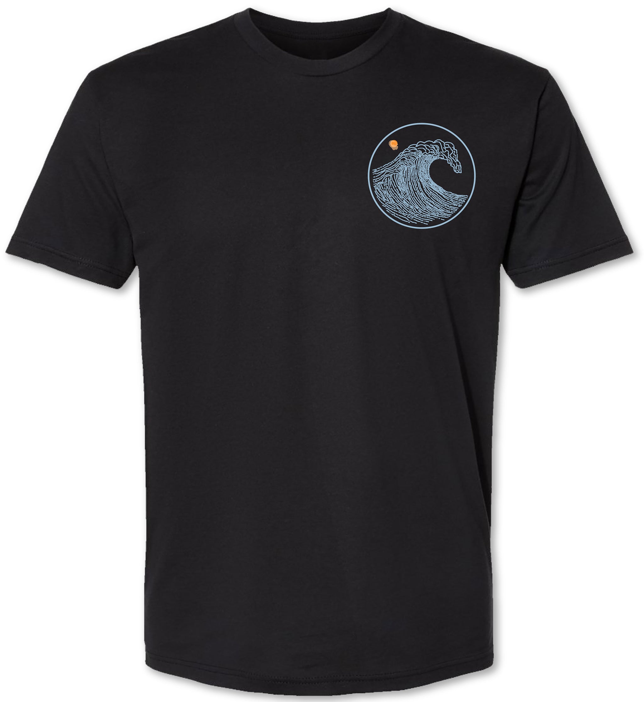 Vivix 659 Brand: Mens Graphic Wave on the chest tee shirt