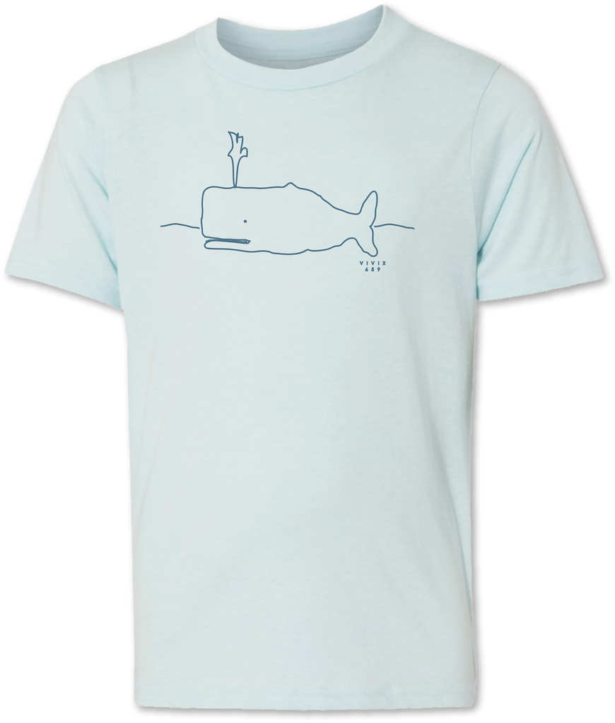 VIvix 659’s Willie the Whale on a youth tee shirt 