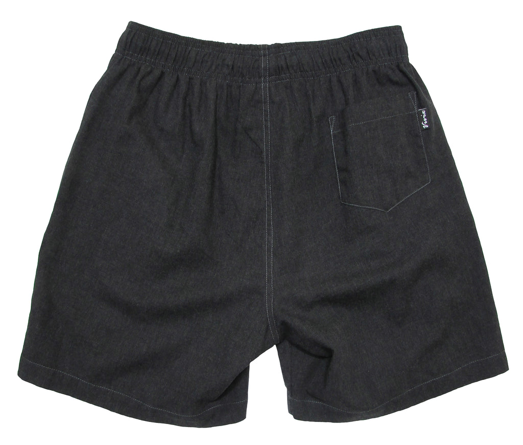 Mens elastic waist cotton short