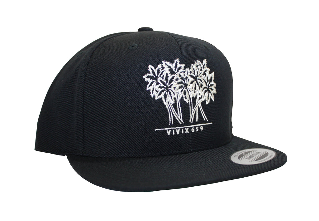 Palm tree embroidered hat