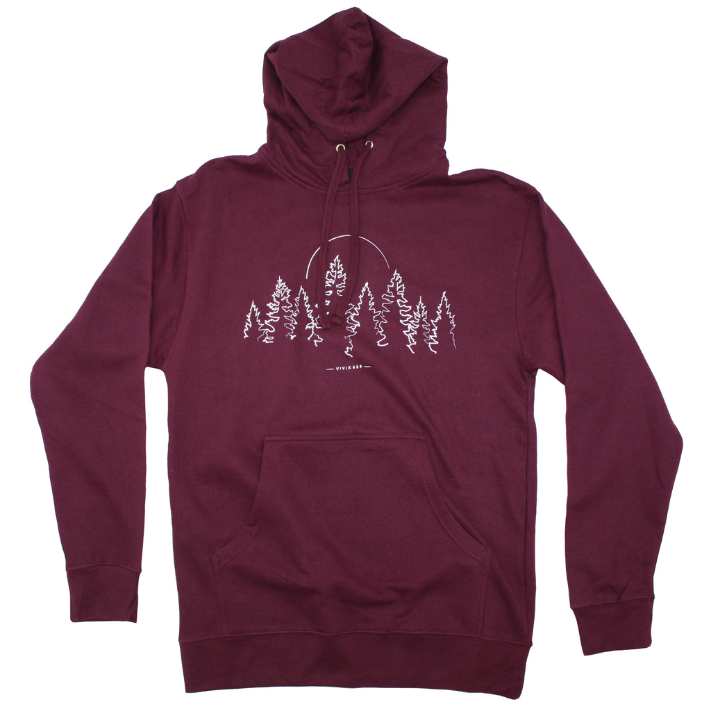 Mens art inspired mountains sweatshirt