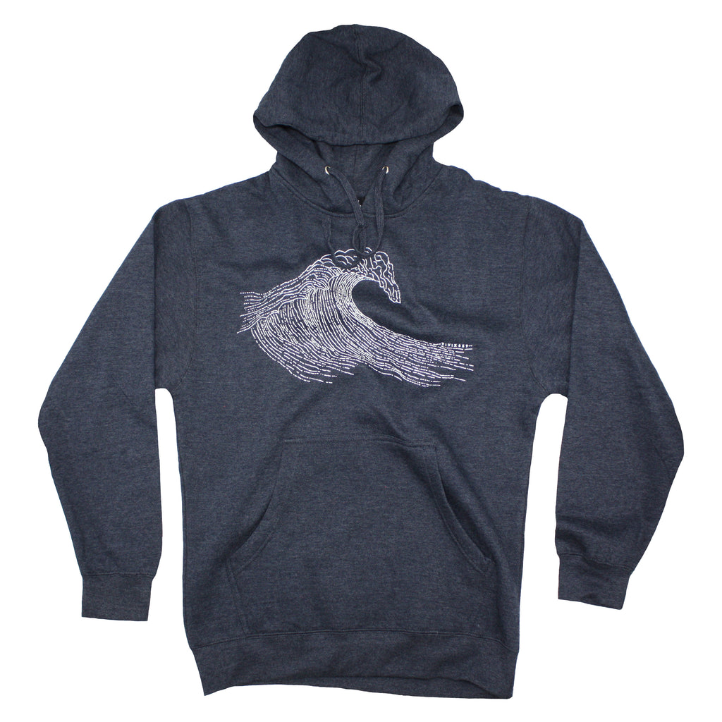 Art inspired waves sweatshirt
